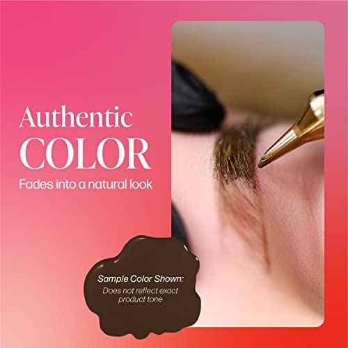 Perma Blend - Dark Forest Brown - Microblading Ink for Permanent Eyeliner - Professional Tattoo Ink - Neutral Cool Dark Brown Tattoo Ink Makeup - Vegan (0.5 oz)