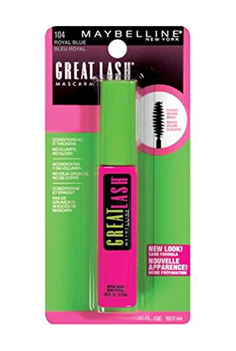 Maybelline New York Great Lash Waterproof Mascara Makeup, Brownish Black, 2 Count