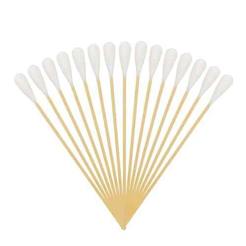 6 Inch Long Cotton Swabs (Large Size) 100pcs,Large Cotton Buds with Bamboo Handle for Pets, Gun Cleaning or Makeup