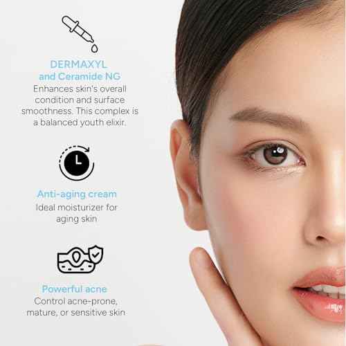 Rachel Moayer Skin RM Anti-Aging Face Cream, AHA 12%, Acne Control & Anti-Wrinkle Moisturizer, Hydrating Peptide Collagen Production for Men & Women