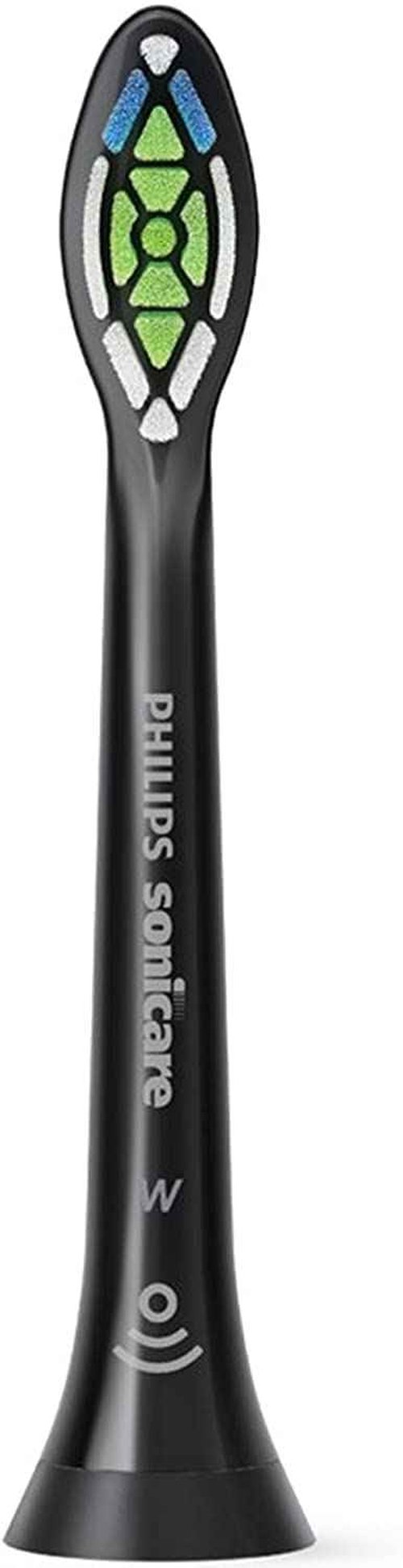 Philips Sonicare Optimal Whitening Black BrushSync Heads (Compatible with All Philips Sonicare Handles), 4 Pack
