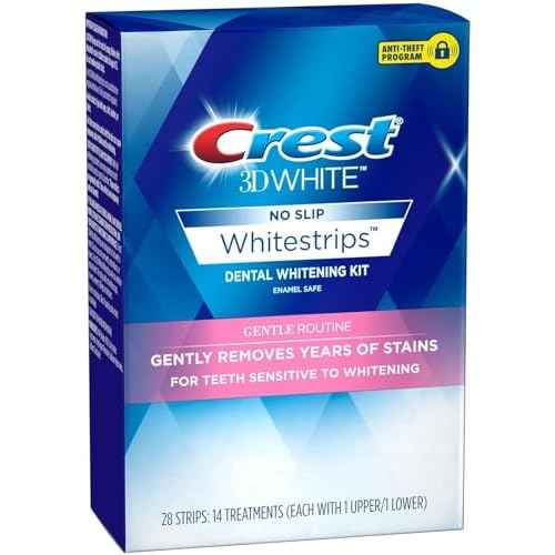 Crest 3D Whitestrips for Sensitive Teeth, Teeth Whitening Strip Kit, 28 Strips (14 Count Pack)