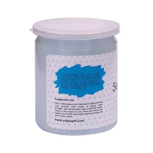 Serbian Blue Clay Powder 8 oz (227g) - 100% Natural Cambrian Clay For Skin & Soap Making - By Yogi's Gift¢ç