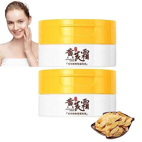 Emollient Astragalus Cream,Skin Nourishing Astragalus Cream, Moisturizes Skin and Tightens Light Lines and Delay Skin Aging (2PCS)