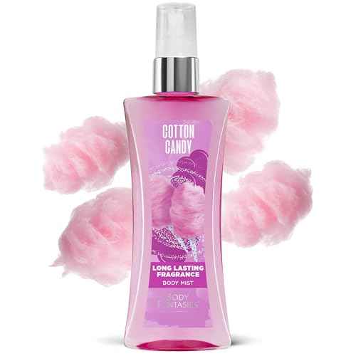 Body Fantasies Signature Fragrance Body Spray, Cotton Candy, 8 fl oz (Pack of 2)