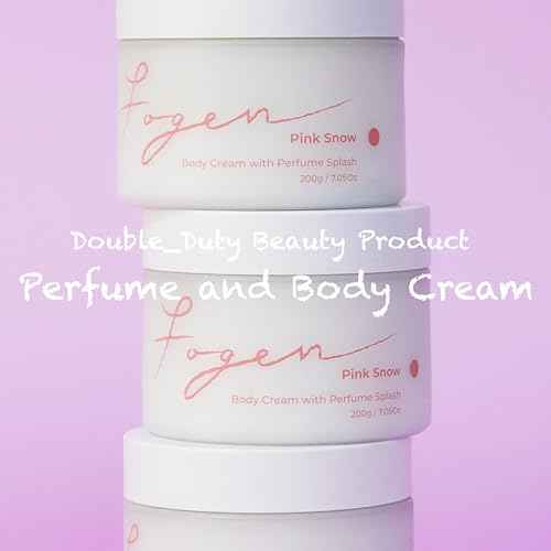 Body Cream with Perfume Splash Pink Snow - 2024 New Version, Bergamot Jasmine Vanilla Shea Butter Argan Oil Smell Good Scented Nourishing Body Lotion Gift Moisturizing for Dry Skin [7.05 OZ]