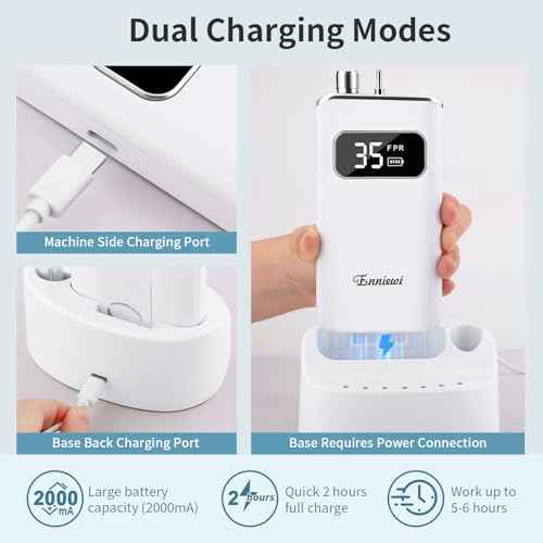 Electric Nail Drill File, Professional Portable Nails Drills Kit with Rechargeable Base 7 u?as Bits, Cordless Efile for Poly Gel Acrylic Nails Remover Home Salon Pedicure Manicure Tool, White