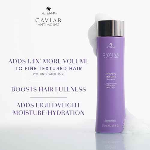 Alterna CAVIAR Anti-Aging Multiplying Volume Shampoo | For Fine, Limp or Thin Hair | Create Instant Volume and Thickness | Sulfate Free