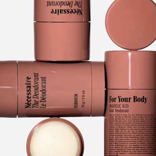N?cessaire The Deodorant Olibanum | Natural Aluminum Free Deodorant For Women & Men. Extra Strength Treatment with Mandelic Acid. Free of Baking Soda, Ozokerite & Parabens (2x 75 g/2.5 oz)
