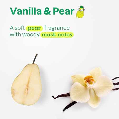 ATTITUDE Body Lotion for Kids, EWG Verifed Moisturizer, Dermatologically Tested, Plant and Mineral Based Cream, Vegan, Vanilla & Pear Scent, 8 Fl Oz