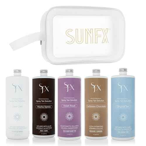 SunFX All Natural Tanning Solution Blend 5 pack 4 fl Oz