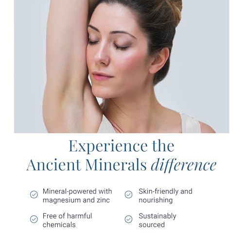 Ancient Minerals Natural Deodorant Cream ? Eucalyptus & Mint Scent, Aluminum-Free, Vegan Deodorant for Women and Men with Magnesium, Zinc & Vitamin E, for Sensitive Skin, 2 oz