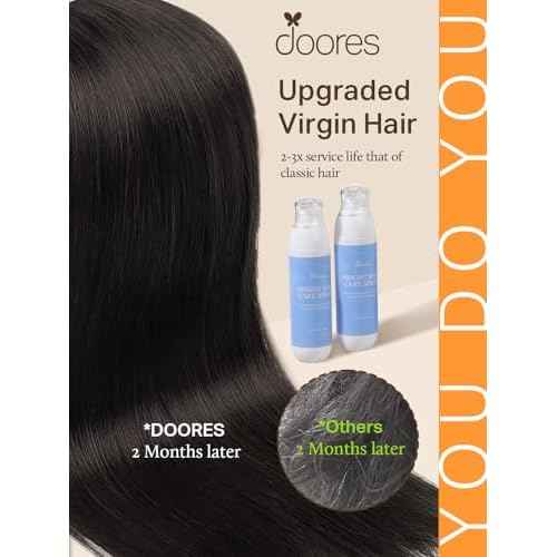 DOORES Human Hair Extensions Tape in, Dark Brown 100g 20 Inch 40pcs, Tape in Hair Extensions Real Hair Straight Natural Hair Skin Weft Hair Extensions