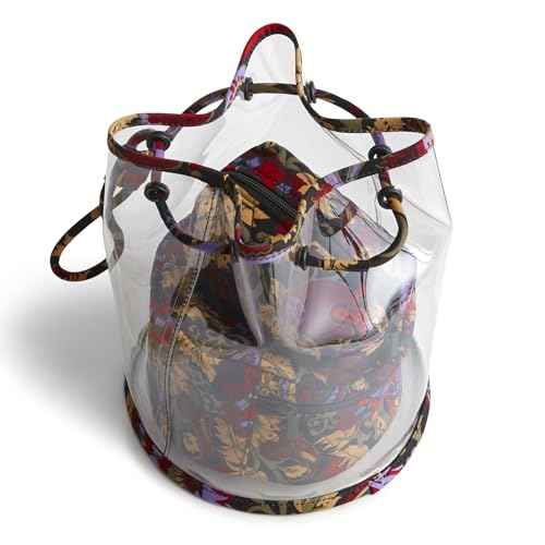 Vera Bradley Women's Premium Cotton 3 Piece Cosmetic Set, Midnight Garden Paisley, One Size