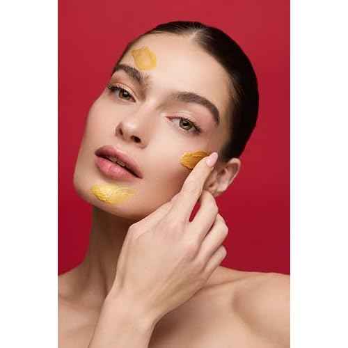 AHAVA 24K Gold Mineral Mud Mask - Luxury Mud Mask for Refined, Luminously Radiant Skin, Smoothes, Firms & Illuminates, includes 24K Gold, Osmoter, Dead Sea Mud, Matrixyl & Hyaluronic Acid, 1.7 Fl.Oz