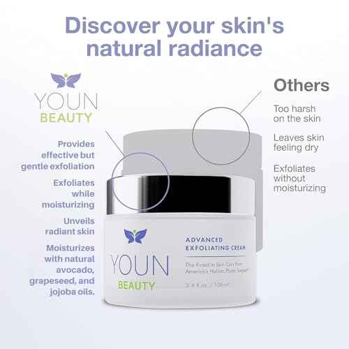 YOUN Beauty Wash-Off Exfoliating Face Wash by Dr. Anthony Youn ? Paraben-Free, Gentle Face Exfoliator with Shea Butter, Vitamin E, Jojoba Oil, and Grapeseed Oil (100 ml)