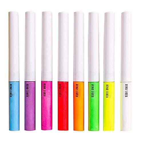 MAEPEOR Matte Liquid Eyeliner Set 8 Colors High-Pigmented Fluorescent Eyeliner Waterproof & Smudgeproof Neon Body Face Paint Makeup for Daily Wear and Halloween Christmas (Neon, Set 0802)