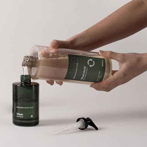 Skandinavisk SKOG ¡®Forest¡¯ Hand & Body Wash Refill, Scent Notes: Pine Needles and Fir Cones, Birch Sap and Woodland Lily of the Valley, 33.81 fl. oz.