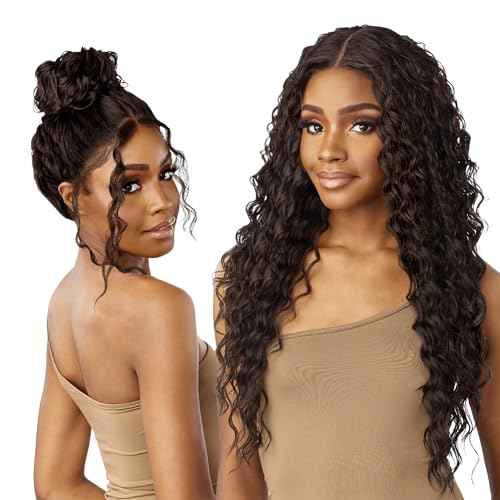 Sensationnel Butta 360 Lace Wigs - Unit 4 Wider Parting 360 Degree Lace Glueless Synthetic Preplucked Hairline (SH/BERRY)