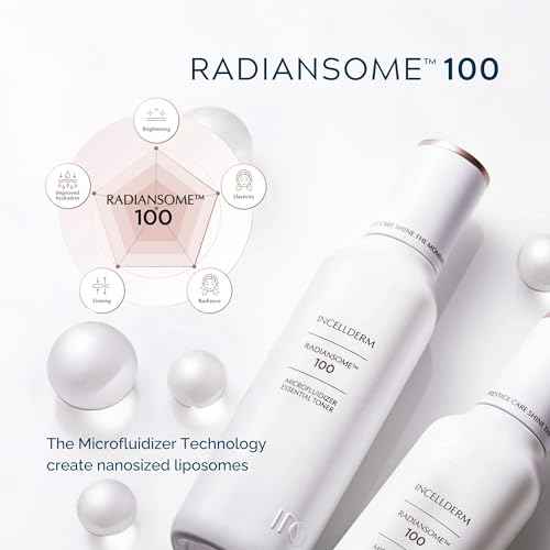 Radiansome100 Microfluidizer Essential Toner ? 120ml | Advanced Hydration and Nourishing Skincare | Supports Skin Absorption and Helps Maintain Moisture Barrier
