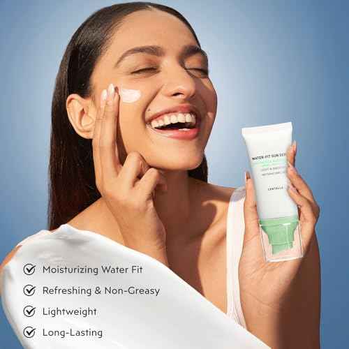 Centella Sunscreen SPF 50+, Face Sun Screen Long-Lasting Protection¡¼Moisturizing Water Fit¡½¡¼ Refreshing &Non-Greasy¡½¡¼Lightweight¡½¡¼NO White Cast - Dry Oily Skincare¡½Green ¡¿ 1