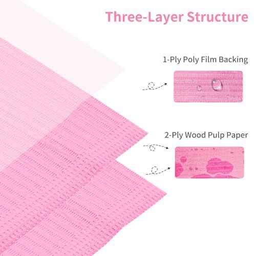 160pcs Disposable Nail Mats Foldable Nail Paper Towels, Table Acrylic Nail Practice Sheet, 3 Ply Waterproof Clean Nail Table Practice Mat for Salon Manicure Tattoo,Nail Art Accessories 13"x18"(Pink)