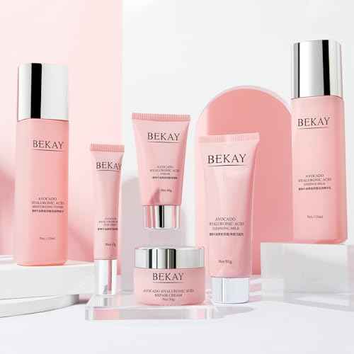 O'KADY 6-Piece Skincare Gift Set ? Avocado & Hyaluronic Acid Collection, Hydrating Cleanser, Toner, Creams & Tone-Up Base ? Daily Moisture Routine for All Skin Types, Holiday Gift for Women