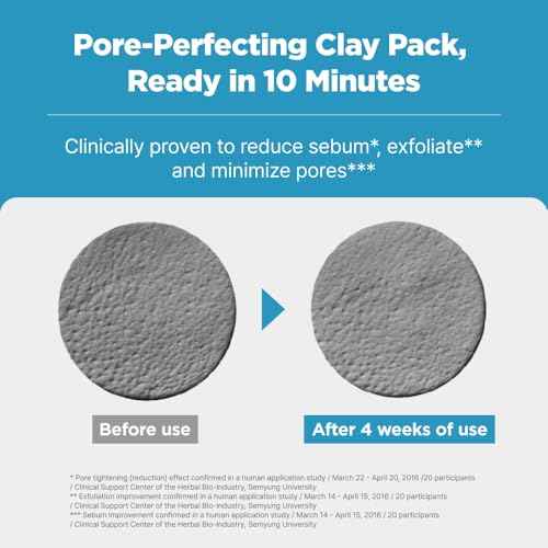 ISOI Pore Tightening Clay Mask for Face, Natural Kaolin & Plant-Based Formula for Tightening, Lifting, Exfoliating & Sebum Control, Moisture-Balancing, Korean Clay Mask for Pores (3.38 fl. oz, 100ml)