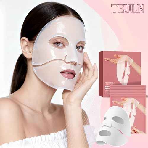 Bio-Collagen Real Deep Mask, Hydrating Overnight Hydrogel Mask, Pore Minimizing, Elasticity Improvement, Korean Skincare (1)