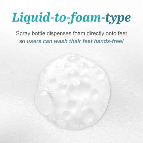 Cotton Foot - Foot Shampoo Soap (Grapefruit, 13fl oz) - Refreshing Cleanse Spray, Deodorizing Foot Care Wash. Foaming Wash, Easy to Use