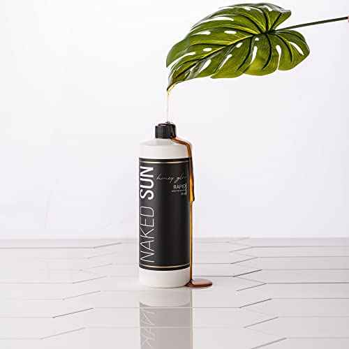 Naked Sun Honey Glow Violet Rapid Spray Tan Solution - 32 oz Airbrush Sunless Self Tan Spray