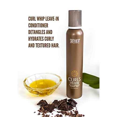 Surface Hair - Trio Box Set, Shampoo, Conditioner And Leave-In Conditioner ? Defines, Adds Shine, and Provides Frizz Free Style Longevity