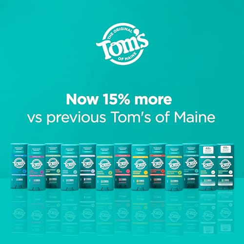 Tom’s of Maine Coconut Mango Aluminum Free Natural Deodorant For Women & Men | Goes on Clear | Odor & Wetness Protection | Naturally Derived and Moisture-Locking Ingredients | 3.25 oz