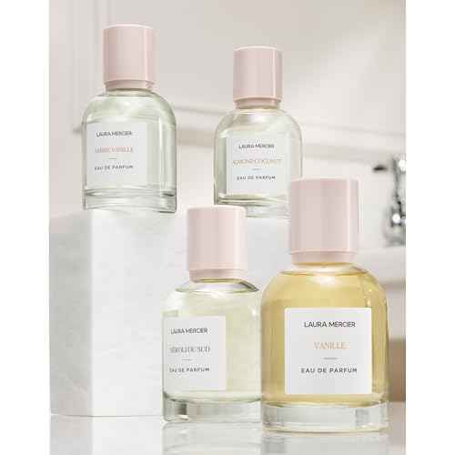 Laura Mercier Eau de Parfum, Long Lasting Perfume for Women, Elegant and Sophisticated Fragrances, French Inspired Scents, Ambre Vanille, Almond Coconut, Vanilla and N?roli du Sud