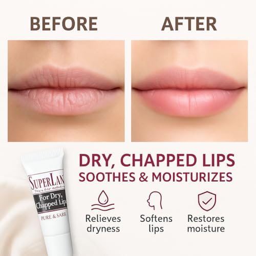 Lanolin Lip Balm 3 pack - Lip Repair for Hot/Dry Weather - Natural Lanolin Nipple Cream - Lip Moisturizer for cracked lips - Hydrating lip care - Ultra pure jojoba oil - Kosher chap stick (1.05 oz)