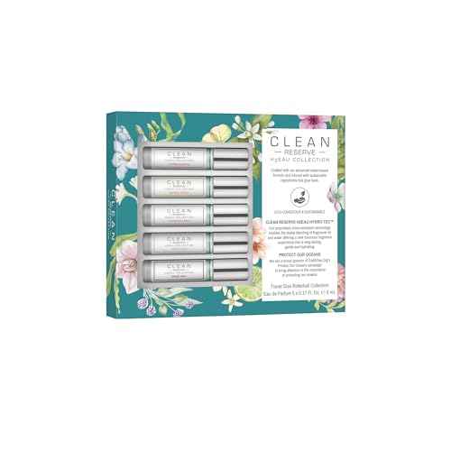 CLEAN H2EAU Fragrance Discovery Gift Set, Travel Mini Size, Water-Based Layerable Daily Perfume, Cruelty-Free, Ethyl Alcohol, Phthalate & Paraben Free
