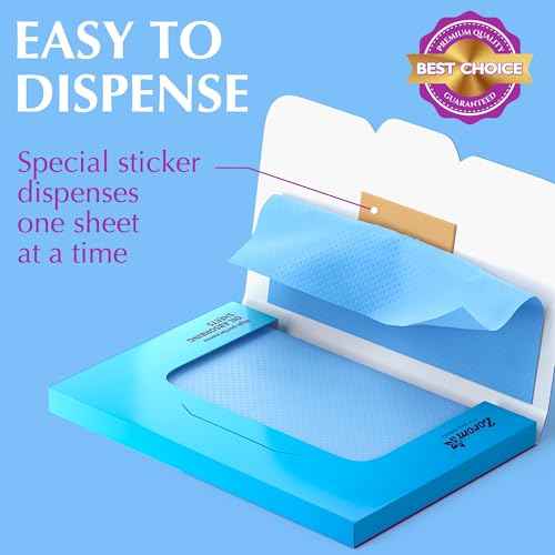High-Performance Oil Absorbing Sheets for Face - 50 sheets - Makeup Friendly Blotting Papers for Oily Skin - Oil Blotting Sheets for Face