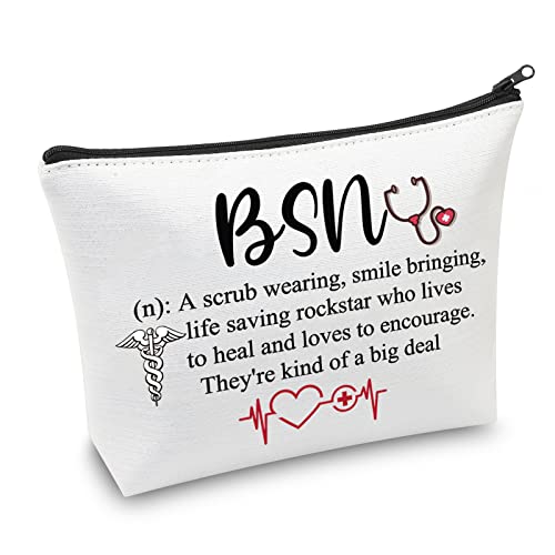 BSN Graduation Gift Cosmetic Makeup Bag for Bachelor of Science in Nursing