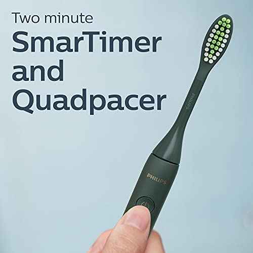 Philips Sonicare One by Sonicare Rechargeable Toothbrush, Sage, HY1200/28