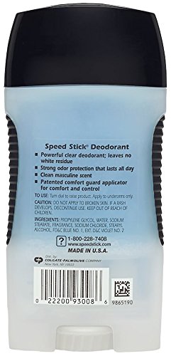 Speed Stick Deodorant, Ocean Surf, 3 Ounce, (Pack of 6)