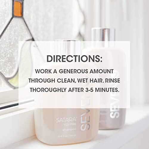 SEVEN Hair Care Satara Volume Conditioner for Women & Men, Sulfate + Paraben Free, Cruelty Free, Argan Oil, Pro Vitamin B5, Hydrolyzed Quinoa, Grapeseed Oil for Flat + Limp Hair Made in USA