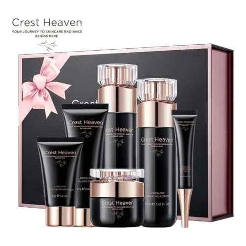 Women 6-Piece Facial Kit for Radiant Skin Care, Facial Care, Face Moisturizing and Anti-aging Skin Care luxeGlow