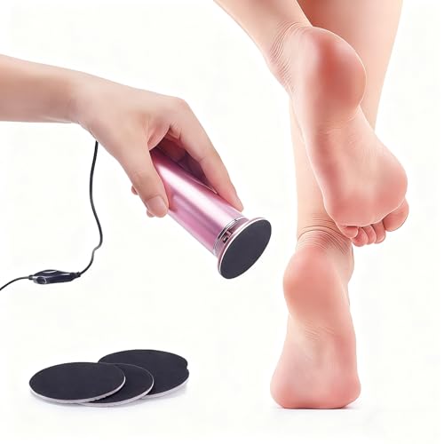 Electric Foot Callus Remover,Callus Remover for Feet,with 60pcs Sanding Disc,Electric Speed Adjustable Foot File for Dead Skin Cracked Skin Calluses for Men and Women