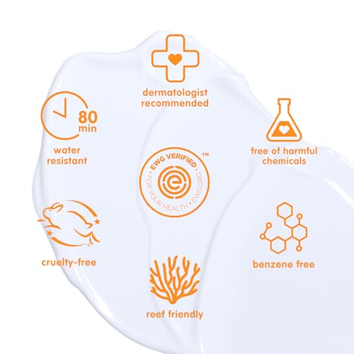 Thinkkids SPF 30 Mineral Sunscreen for Kids, Clear Zinc Oxide, 6 fl oz, Natural, Vegan, Reef Safe, Water Resistant Broad Spectrum UVA/UVB Sun Protection