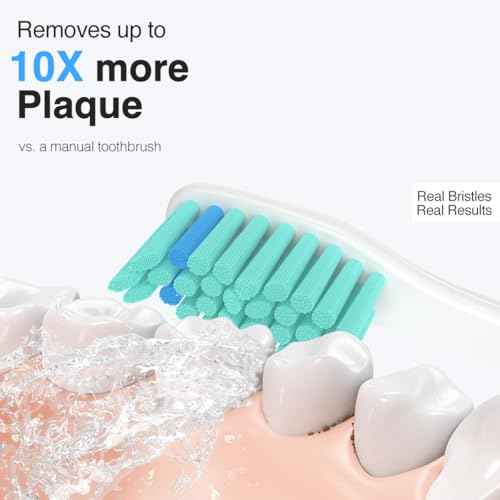 Replacement Toothbrush Heads for Philips Sonicare Replacement Heads E-Series, Essence, Xtreme, Electric Replacement Brush Head for Phillips Sonicare, for Philips Sonic Care Toothbrush,6 Pcs
