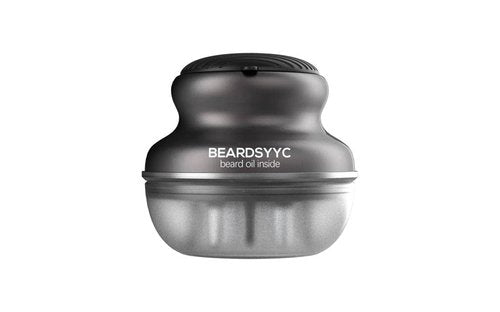 BEARDSYYC Beard Oil Applicator and Brush, Black, Beard Oil Dispenser/Releaser for all Beard Type