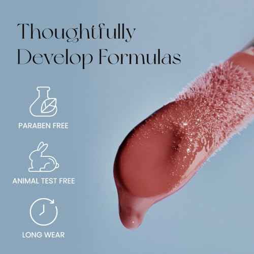 Peripera Ink Glasting Lip Gloss, Non-Sticky, Gloss Shine, 4XL Wand for Easy Application, Korean Lip Gloss, Fuller Looking Lips, Buttery Soft, Long Lasting Lip (006 MADE IT)