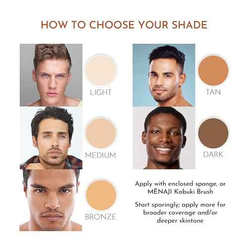 M?naji HDPV Anti-Shine Sunless Tan and Deluxe Kabuki Brush