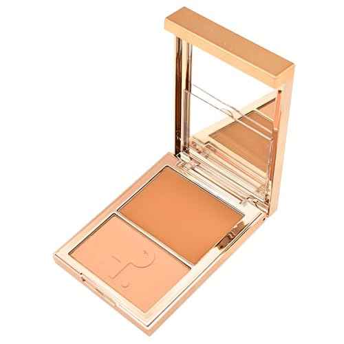 PATRICK TA Major Skin Cr?me Foundation & Finishing Powder Duo ? Medium 3 Golden Warm, Buildable Medium Coverage Cream & Blurring Powder Compact