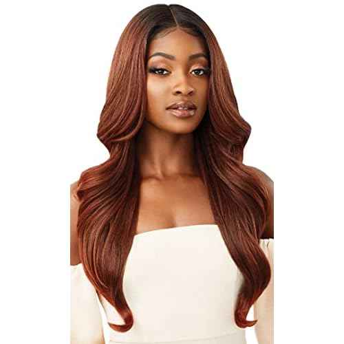 Outre melted Hairline Lace Front Wig Frontal Effect Hairline HD Transparent Lace SERAPHINE (DRFF2/CHERRD)
